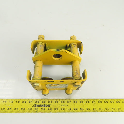 CM CBTP 1/2 Ton Push/Pull Ball Bearing Hoist Beam Trolley 3" to 5" Flange