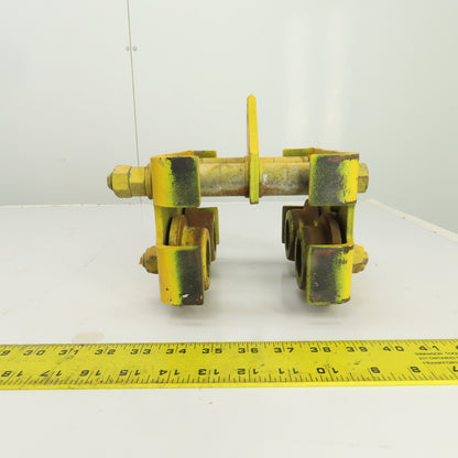 CM CBTP 1/2 Ton Push/Pull Ball Bearing Hoist Beam Trolley 3" to 5" Flange