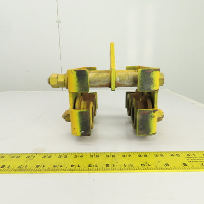 CM CBTP 1/2 Ton Push/Pull Ball Bearing Hoist Beam Trolley 3" to 5" Flange