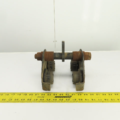 CM Series 633 1/2 Ton Push/Pull Ball Bearing Hoist Beam Trolley 2-1/2"-6-1/4"