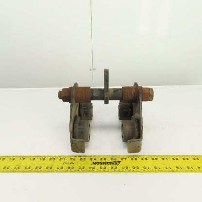CM Series 633 1/2 Ton Push/Pull Ball Bearing Hoist Beam Trolley 2-1/2"-6-1/4"
