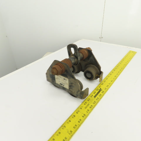 CM Series 633 1/2 Ton Push/Pull Ball Bearing Hoist Beam Trolley 2-1/2"-6-1/4"