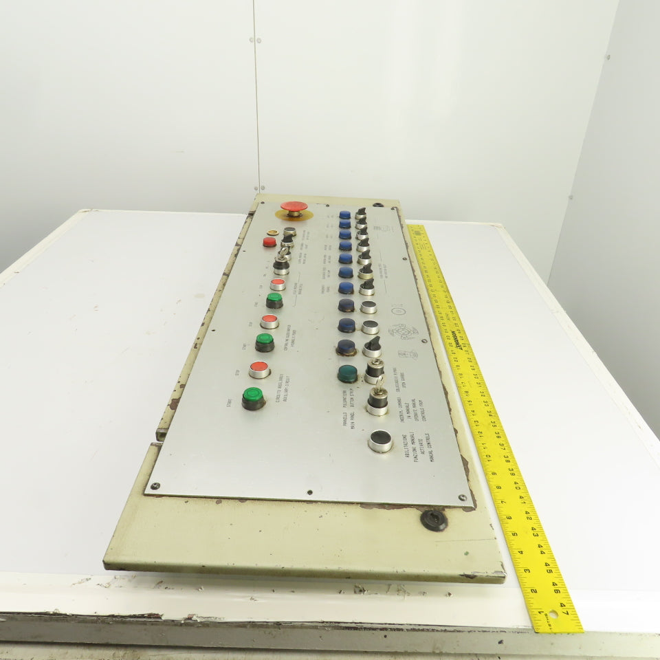 Sinico Operator Control Switch Indicator Panel W/ 13 Switches & 10 Push Buttons