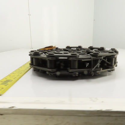 Rexnord S188 Carbon Steel Elevator Chain 2.609" Pitch 9' OAL 2740 lb/ft 0.5" Pin