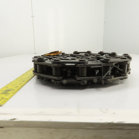 Rexnord S188 Carbon Steel Elevator Chain 2.609" Pitch 9' OAL 2740 lb/ft 0.5" Pin