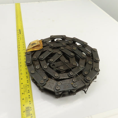 Rexnord S188 Carbon Steel Elevator Chain 2.609" Pitch 9' OAL 2740 lb/ft 0.5" Pin
