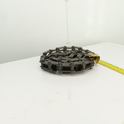 Rexnord S188 Carbon Steel Elevator Chain 2.609" Pitch 9' OAL 2740 lb/ft 0.5" Pin