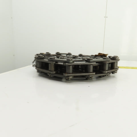 Rexnord S188 Carbon Steel Elevator Chain 2.609" Pitch 9' OAL 2740 lb/ft 0.5" Pin