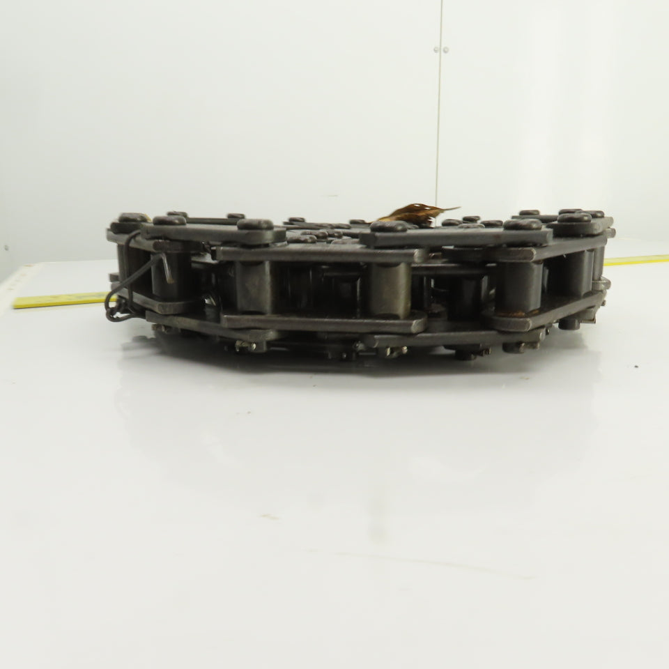 Rexnord S188 Carbon Steel Elevator Chain 2.609" Pitch 9' OAL 2740 lb/ft 0.5" Pin