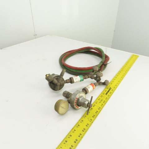 Harris Oxygen & Acetylene Regulator/Hose Assembly 7' W/ Arrestor