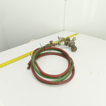 Harris Oxygen & Acetylene Regulator/Hose Assembly 7' W/ Arrestor