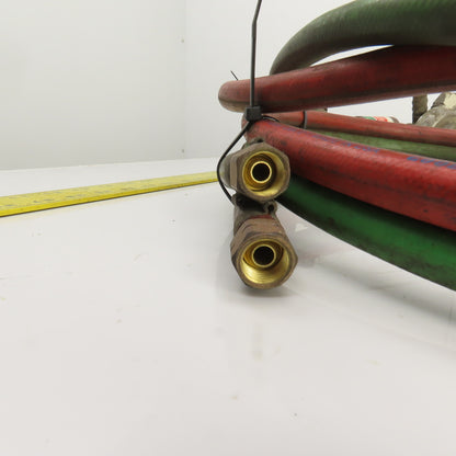 Harris Oxygen & Acetylene Regulator/Hose Assembly 7' W/ Arrestor