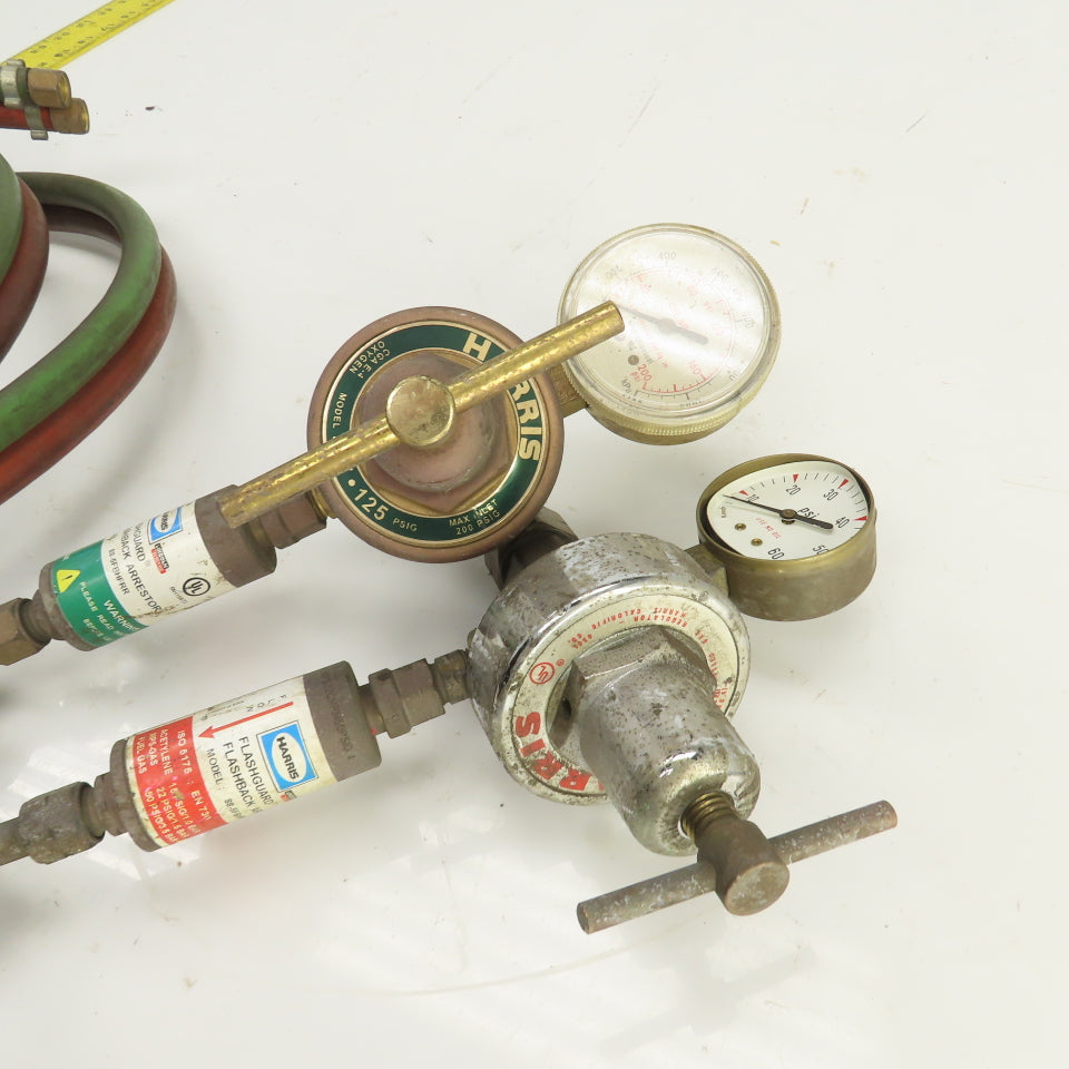 Harris Oxygen & Acetylene Regulator/Hose Assembly 6' W/ Arrestor