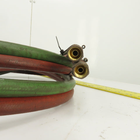 Harris Oxygen & Acetylene Regulator/Hose Assembly 6' W/ Arrestor