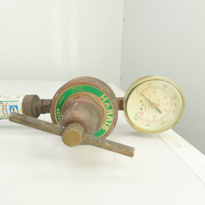 Harris 447-50 447NC-15 Oxygen & Acetylene Regulator/Hose Assembly 12' W/Arrestor