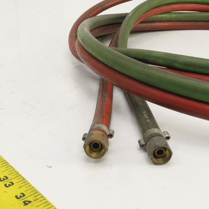 Harris 447NC-15 Oxygen & Acetylene Hose, Regulator 9' Assembly W/Arrestor
