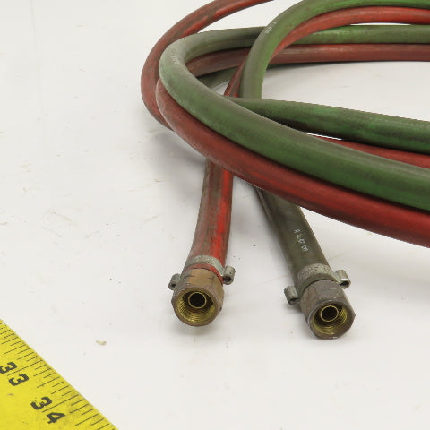 Harris 447NC-15 Oxygen & Acetylene Hose, Regulator 9' Assembly W/Arrestor