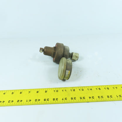 Harris 447-50 Single-Stage Pressure Regulator 1/4" 50 PSIG 200PSI Max Inlet