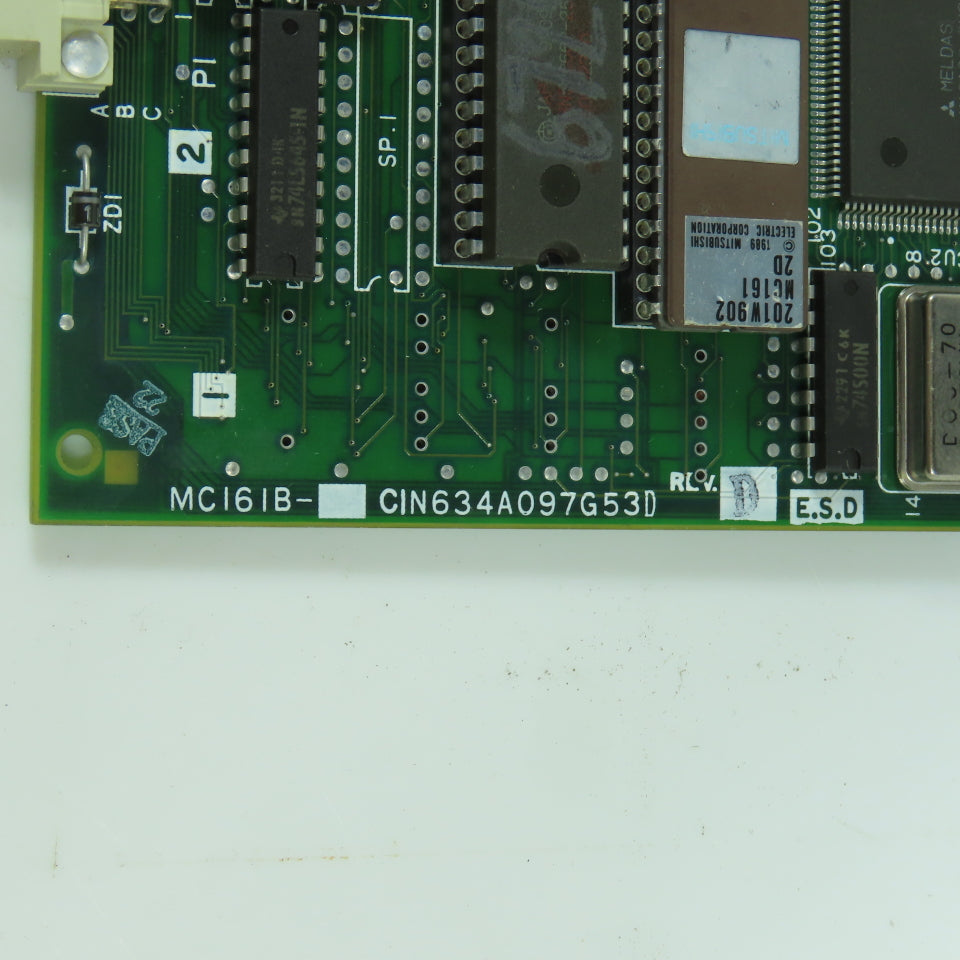 Mitsubishi CIN634A097G53 PCB Circuit Board W/BN634B174G52 MC853A (Needs Repair)