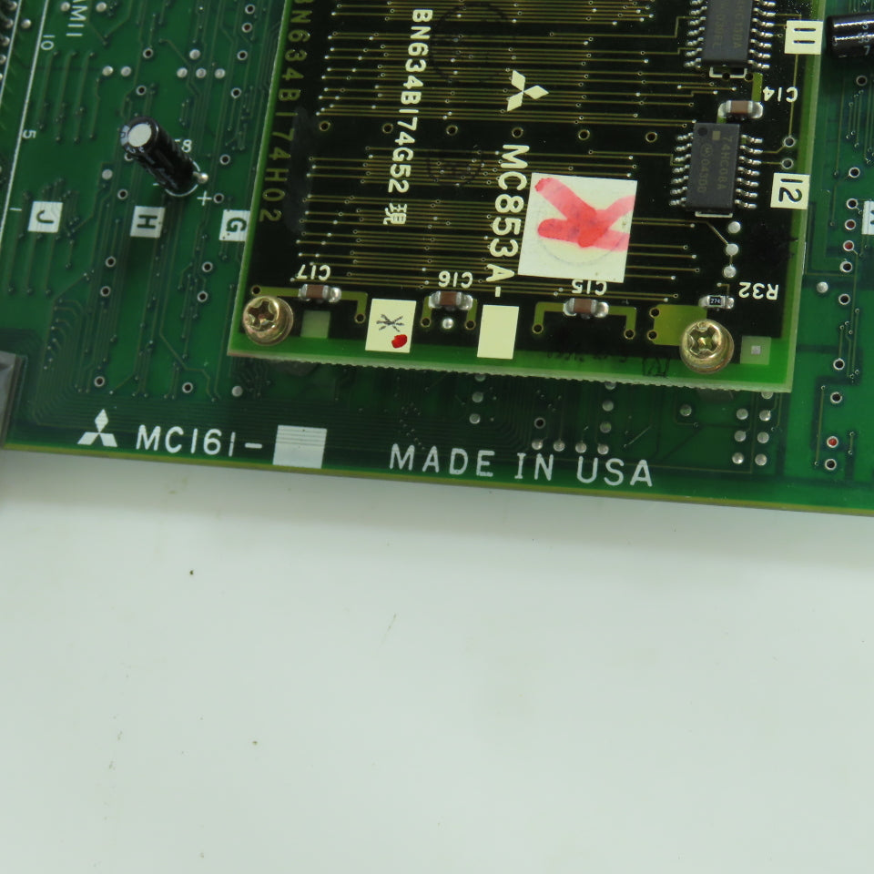 Mitsubishi CIN634A097G53 PCB Circuit Board W/BN634B174G52 MC853A (Needs Repair)