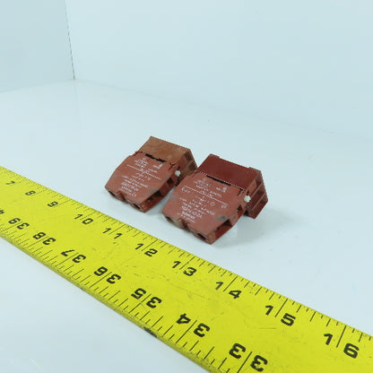 Siemens 3SB1400-0A Auxiliary Contact Block 600V Lot Of 2