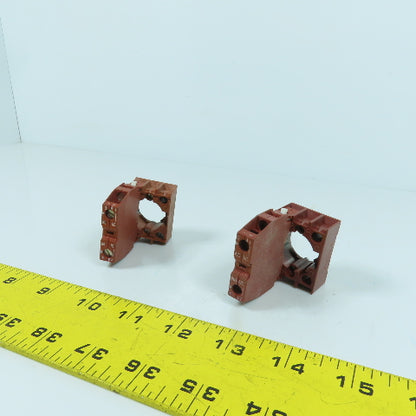 Siemens 3SB1400-0A Auxiliary Contact Block 600V Lot Of 2