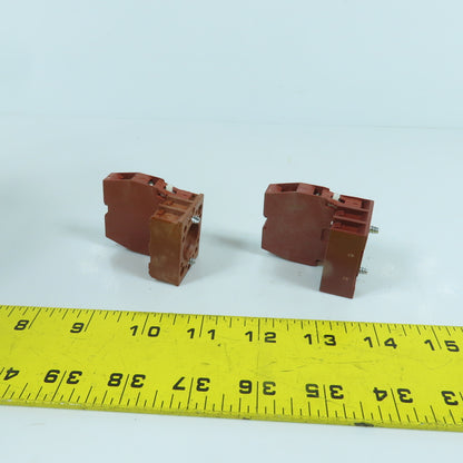 Siemens 3SB1400-0A Auxiliary Contact Block 600V Lot Of 2