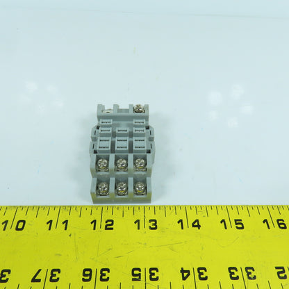 Furnas 46S893 11-Pin Relay Socket Base 15 Amp 300V AC