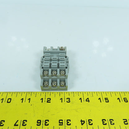Furnas 46S893 11-Pin Relay Socket Base 15 Amp 300V AC