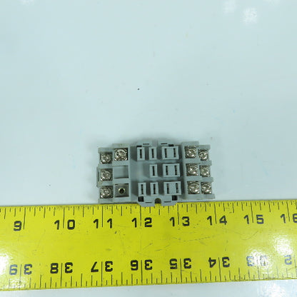 Furnas 46S893 11-Pin Relay Socket Base 15 Amp 300V AC
