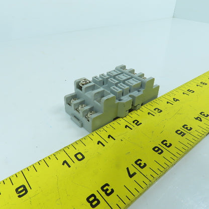 Furnas 46S893 11-Pin Relay Socket Base 15 Amp 300V AC