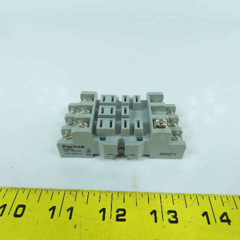 Furnas 46S893 11-Pin Relay Socket Base 15 Amp 300V AC