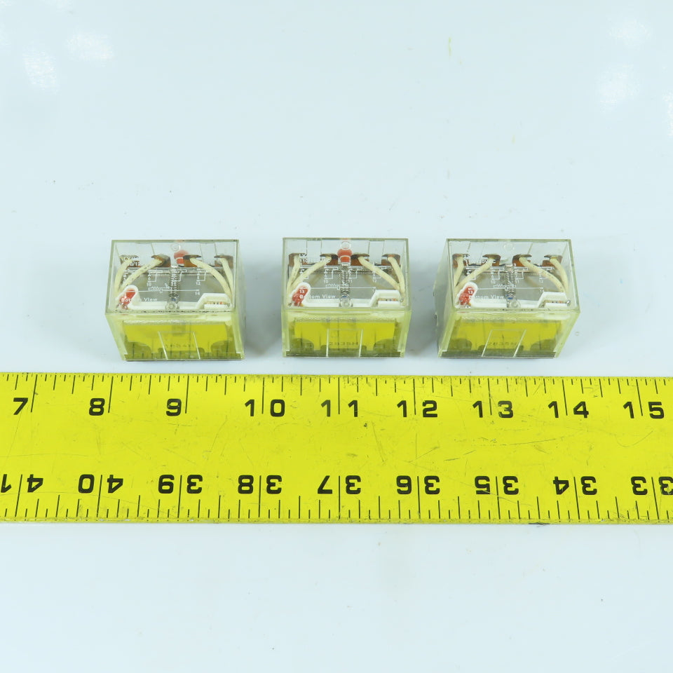 Omron LY4I4N 240VAC Relay 110/120V AC Coil  14-Pin Lot Of 3