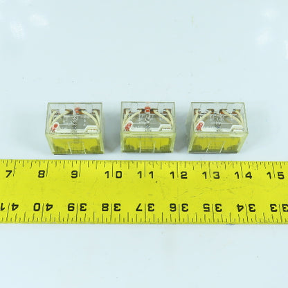 Omron LY4I4N 240VAC Relay 110/120V AC Coil  14-Pin Lot Of 3