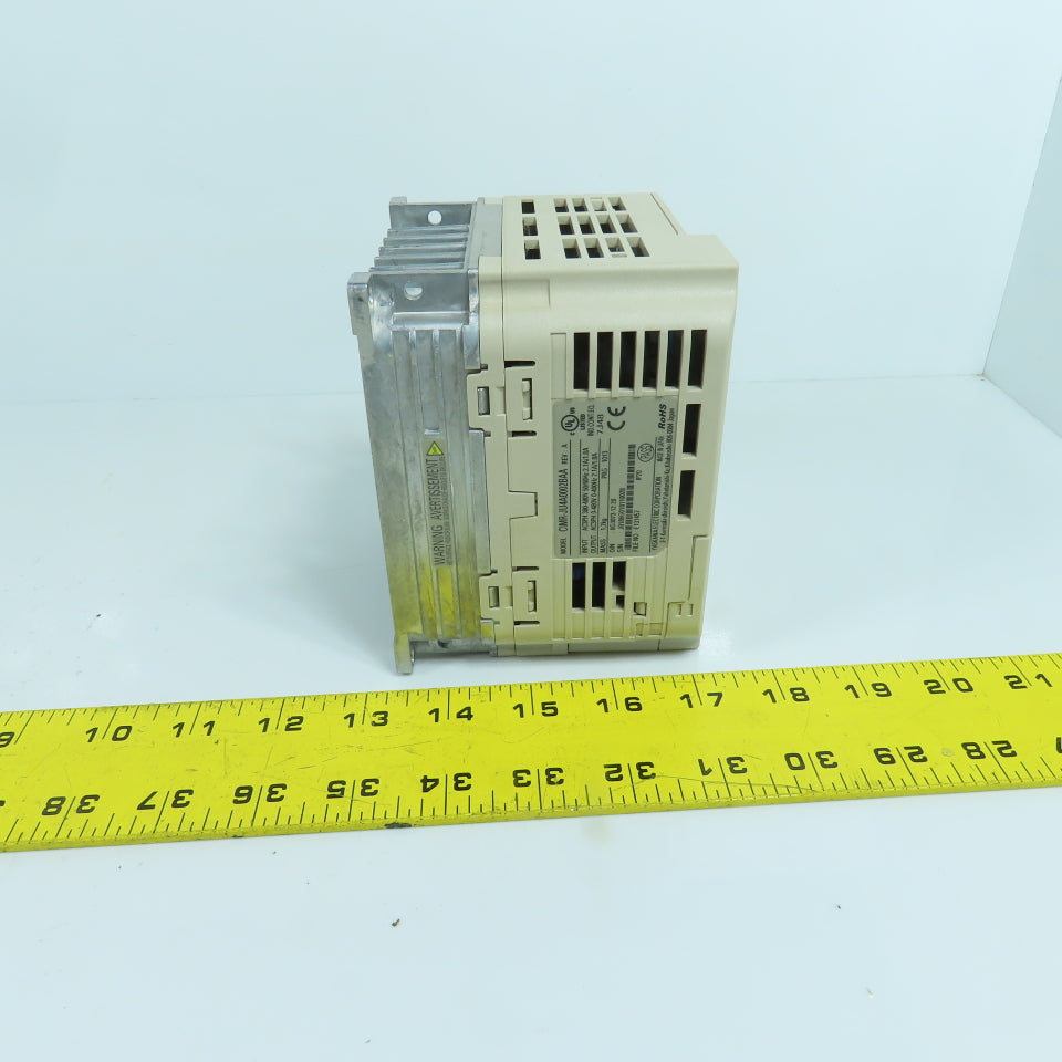 Yaskawa CIMR-JU4A0002BAA 2.1/1.8A AC VFD Drive 380-480V Input 3PH