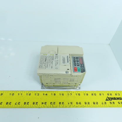Yaskawa CIMR-JU4A0002BAA 2.1/1.8A AC VFD Drive 380-480V Input 3PH