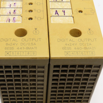 Siemens 6ES5-440-8MA21 6ES5-441-8MA11 Digital Output Module 24V