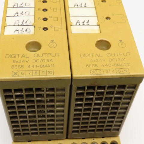 Siemens 6ES5-440-8MA22 6ES5-441-8MA11 Digital Output Module 24V