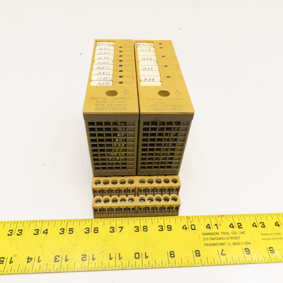 Siemens 6ES5-440-8MA22 6ES5-441-8MA11 Digital Output Module 24V