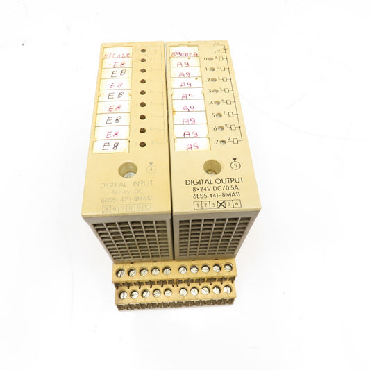 Siemens 6ES5-421-8MA12 6ES5-441-8MA11 Digital I/O Modules 24VDC