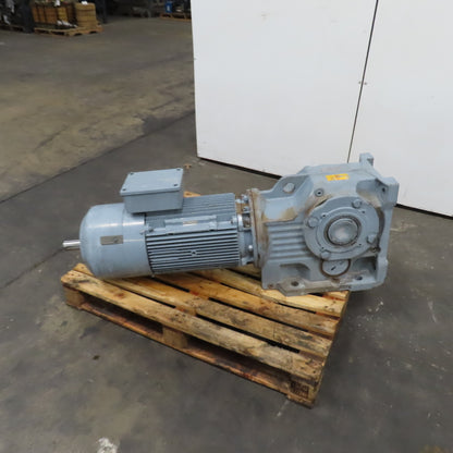 Sew-Eurodrive KH107B Helical Bevel Gear Reducer 25HP 60RPM Out 230/460V 3PH