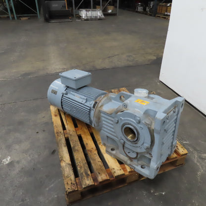 Sew-Eurodrive KH107B Helical Bevel Gear Reducer 25HP 60RPM Out 230/460V 3PH