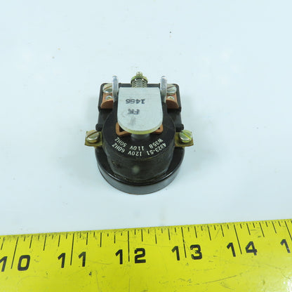 Square D 8501 Type CO-1 Control Relay 1HP 600VA W/ 120V Coil
