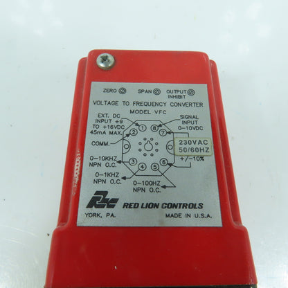 Red Lion VFC Voltage To Frequency Converter Relay 230VAC 8-Pin