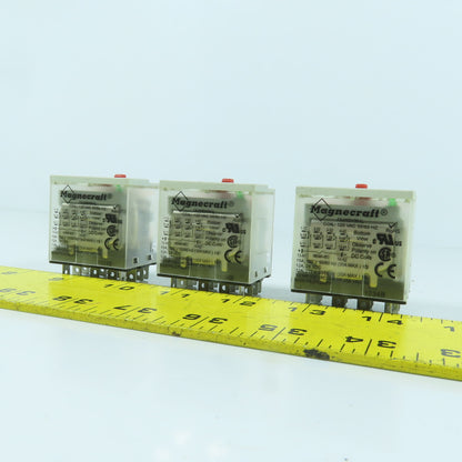 Magnecraft 784XDXM4L 250V AC General Purpose Relay 120V AC Coil Lot Of 3