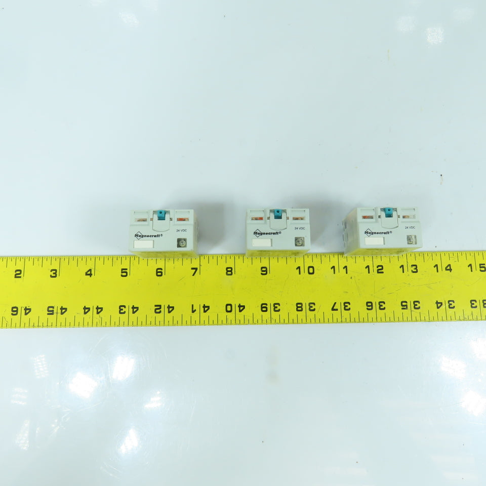 Magnecraft 784XDXM4L 250V AC General Purpose Relay 24V DC Coil Lot Of 3