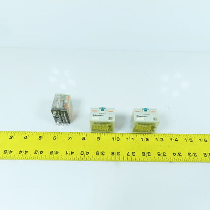 Magnecraft 784XDXM4L 250V AC General Purpose Relay 24V DC Coil Lot Of 3