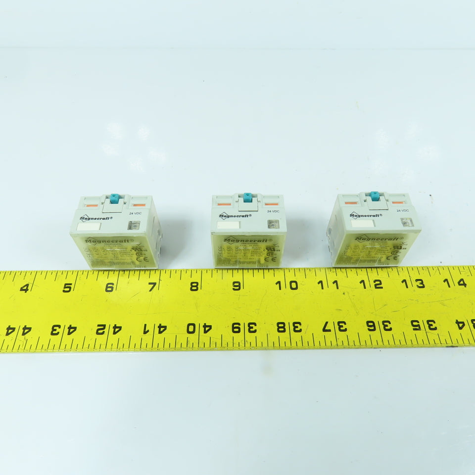 Magnecraft 784XDXM4L 250V AC General Purpose Relay 24V DC Coil Lot Of 3