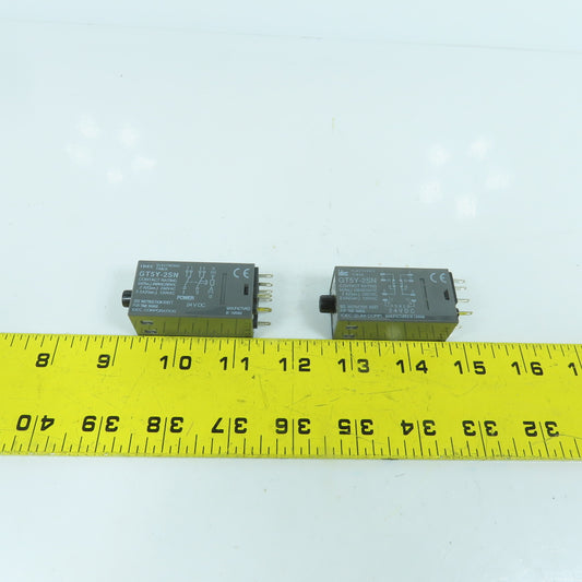 Idec GT5Y-2SN Electronic Timer Relay 24V DC Lot Of 2