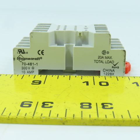 Magnecraft 70-461-1 14-Pin Relay Socket Base 10 Amp 300V Lot Of 2